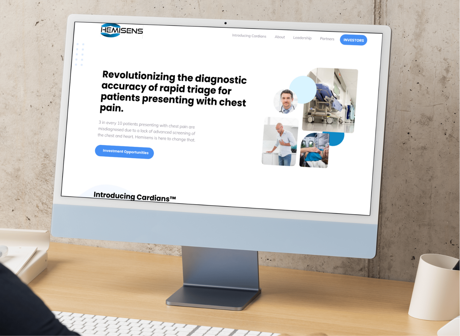 Hemisens MedTech Website